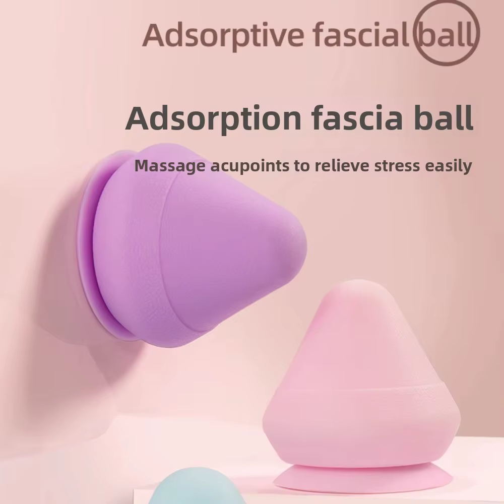 Balle de massage fascia à adsorption pour la relaxation musculaire des pieds