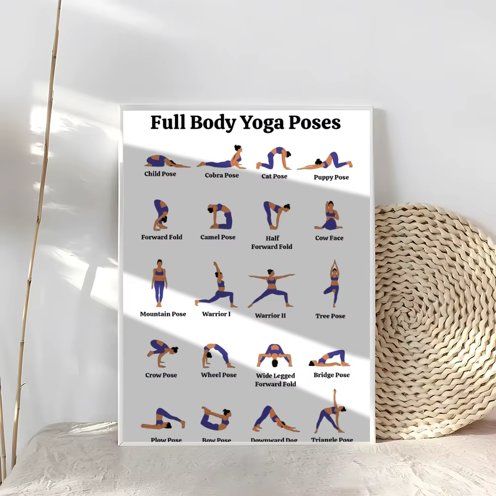 Affiche de pratique du matin de Yoga