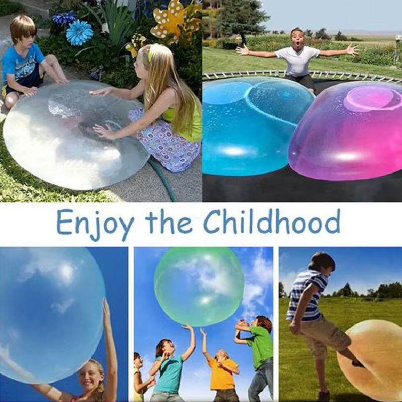Balle gonflable géante Wubble pour l'extérieur, remplie d'eau, jouet amusant à gonfler, idéal pour le remplissage, super cadeau, Bubblee Ball