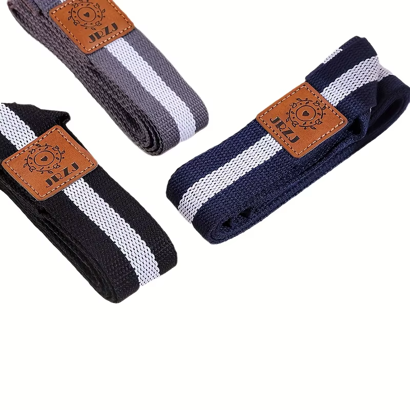 Sangle d'étiquette en cuir pour tapis de yoga multifonctionnel