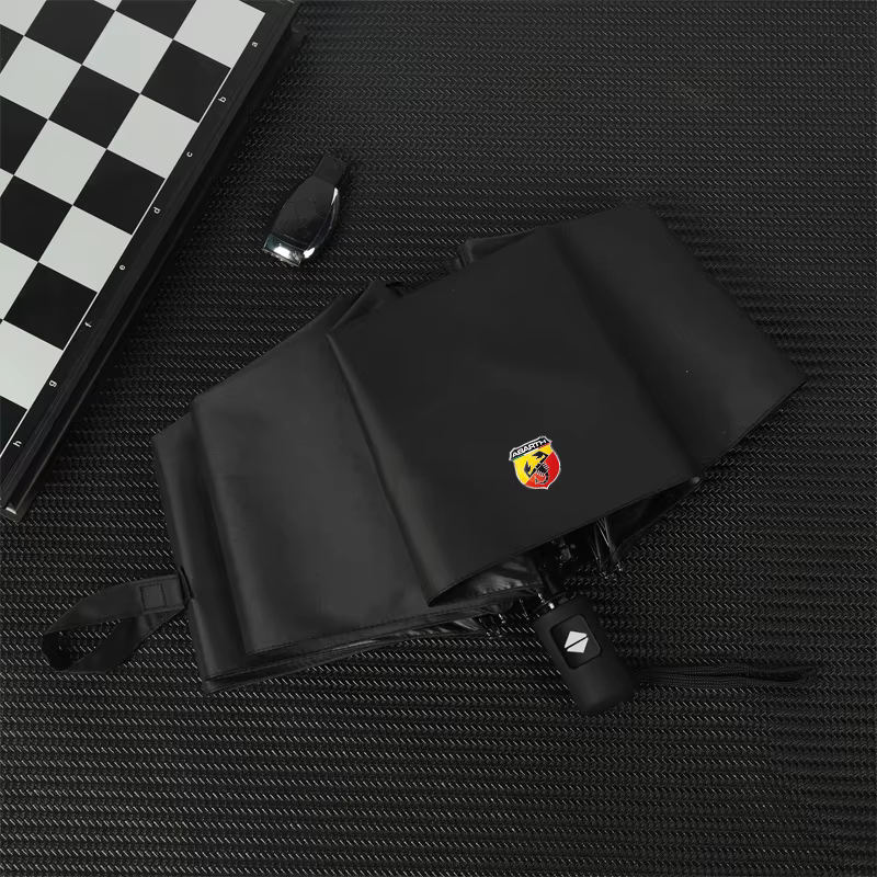 Parapluie pliable Compact entièrement automatique, accessoires de voiture personnalisés pour Abbas Abarth Fiat Punto124/125/500 Stilo Ducato