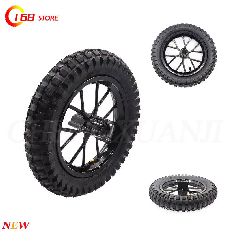 Roues de 12 pouces, roues avant 12 1/2X2.75, adaptées aux vélos électriques, accessoires pour roues 12 1/2X2 1/4