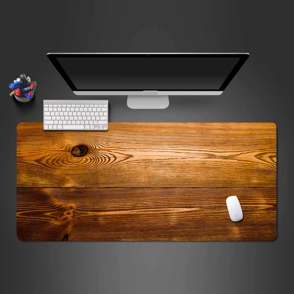 Tapis de bureau minimaliste, tapis pour table de bureau, tapis pour souris d'ordinateur, grand tapis pour clavier, tapis de souris XXL, tapis de souris artisanal