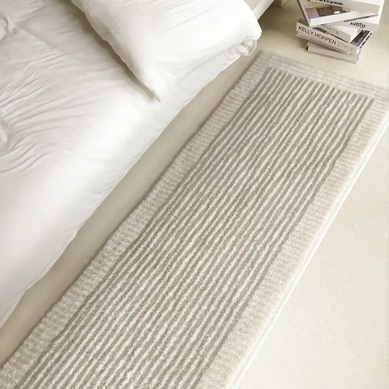 VIKAMA Tapis de chevet en forme de chien teckel pour couloirs, chambres d'enfants et chambres à coucher, décoration d'intérieur confortable, doux pour la peau et facile à nettoyer