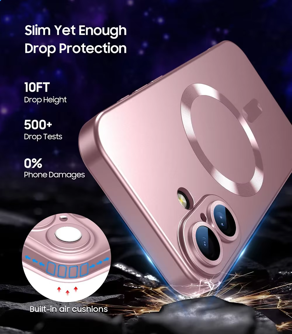 Coques de téléphone à charge sans fil magnétique Magsafe pour iPhone 18 Pro 17 16 15 14 13 12 11 Pro Max, accessoires de protection pour appareil photo