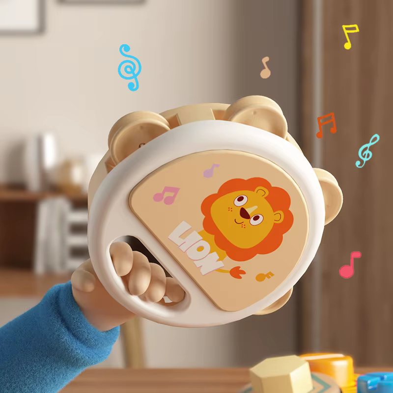 Instruments de musique pour bébé, jouets à tambour, jouets d'apprentissage Montessori pour tout-petits de 1 à 3 ans, développement précoce des mains, jouets musicaux interactifs