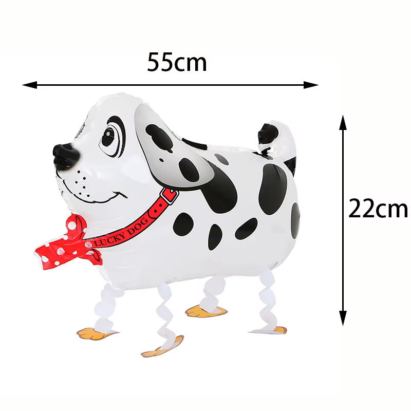 Ballon thème chien en forme de tête de chien, ballons en aluminium, décoration pour enfants, fête d'anniversaire, chiot, cadeau de fête pour animaux de compagnie, fournitures de décoration