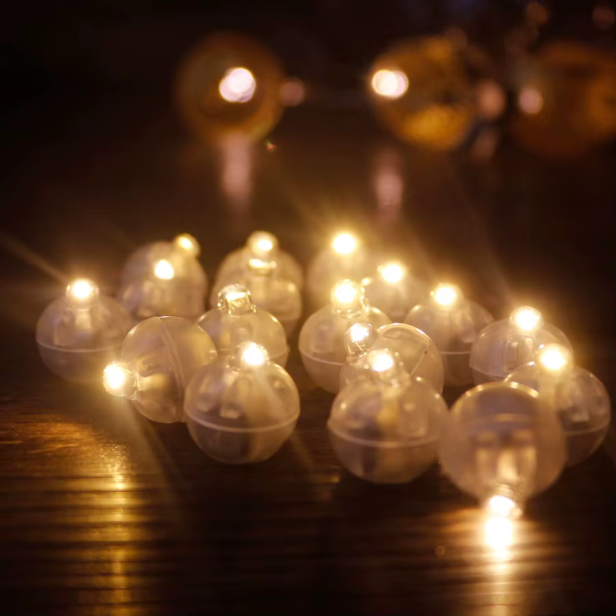 50/100/150/200/300 pièces gobelet boule ronde lumière ballon LED Flash lampes lumineuses lanterne lumière pour fête de mariage anniversaire décor