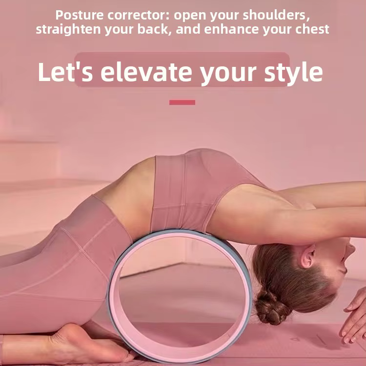 Roue de yoga pour l'ouverture du dos