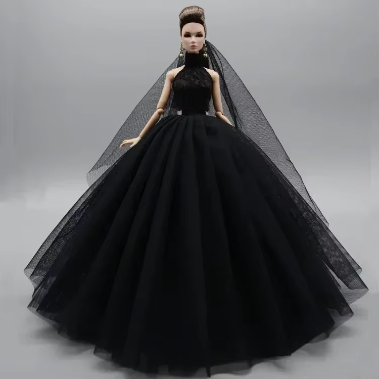 Robe de mariée longue au beurre, accessoires olympiques, vêtements pour vos poupées BB, BBI201010F