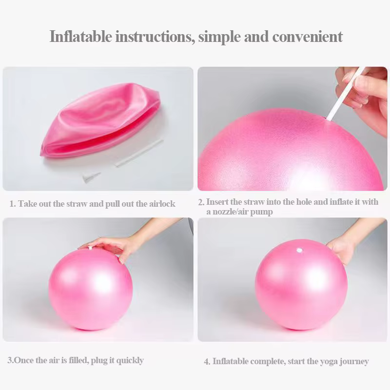 25 cm anti-déflagrant PVC mini balle de yoga