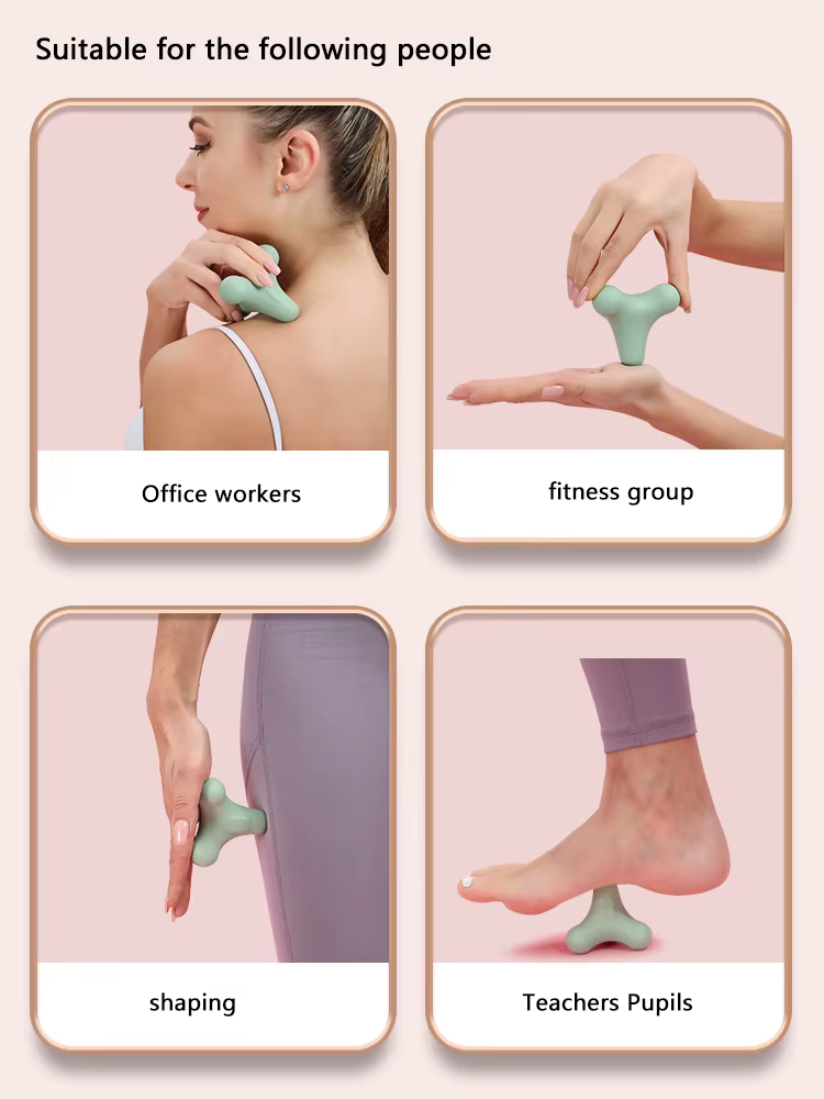 Balle de massage plantaire à quatre coins