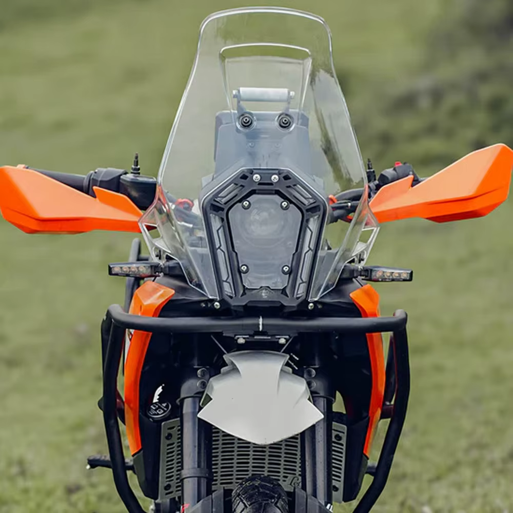 Accessoires de moto pour KTM 390 Adventure /X, couvercle de protection des phares, protection des lentilles des phares, support de téléphone pour navigation GPS
