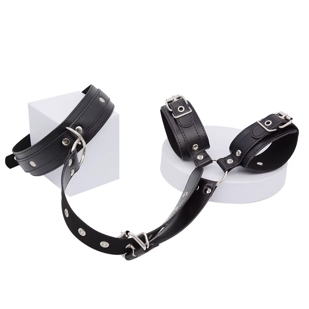 Jeux pour adultes, menottes de cou réglables, collier de Bondage BDSM, contraintes, jouets sexuels érotiques pour femmes, Couples, produits Sexyshop 18