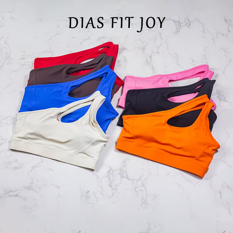 DIAS FIT JOY femmes une épaule sport soutiens-gorge Yoga haut gilet