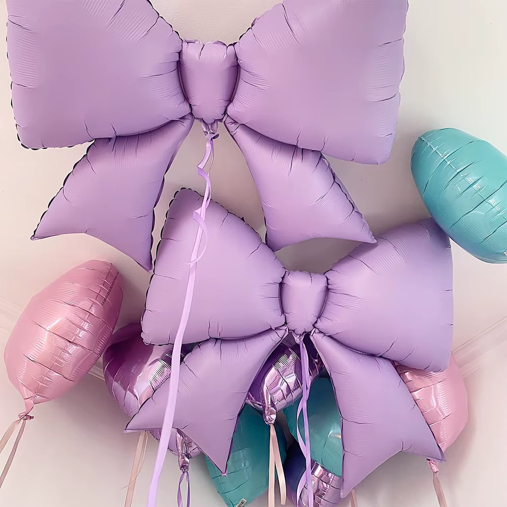 1 paquet de ballons en aluminium en forme d'arc