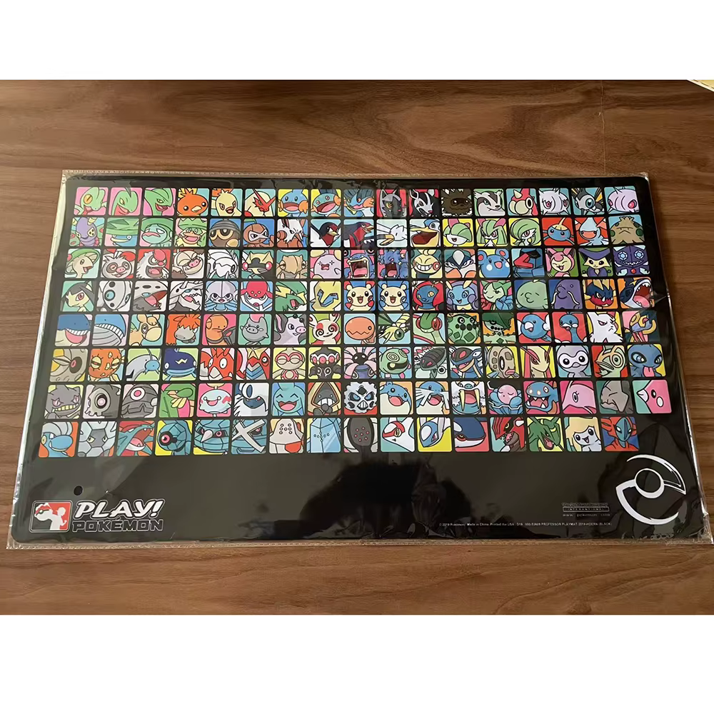Tapis de jeu de cartes à collectionner PTCG, tapis YGO, tapis TCG Professor Pokemon, 3ème génération