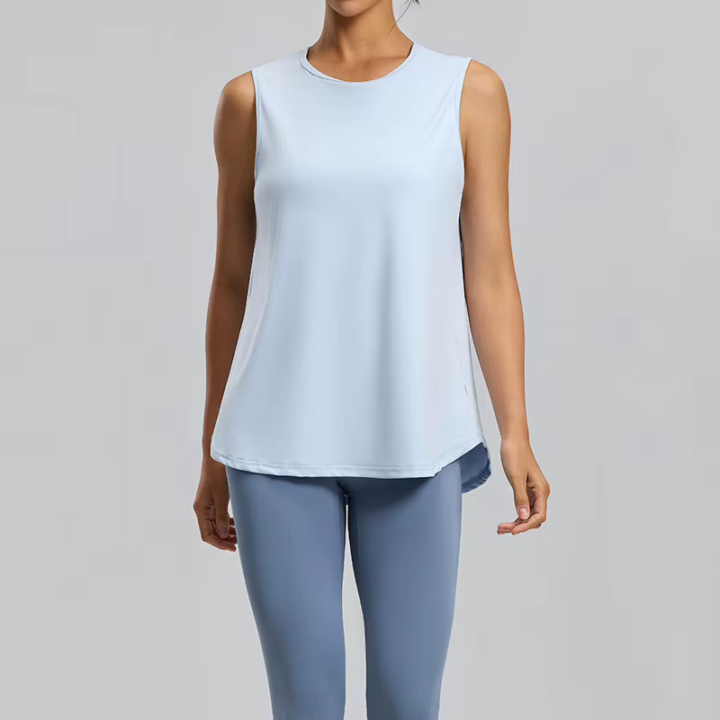 T-shirt de sport sans manches pour femme