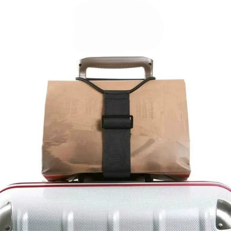 Sangle élastique pour bagages, sangle réutilisable polyvalente, accessoires de voyage simples pour valises, sangle de fixation pour bagages