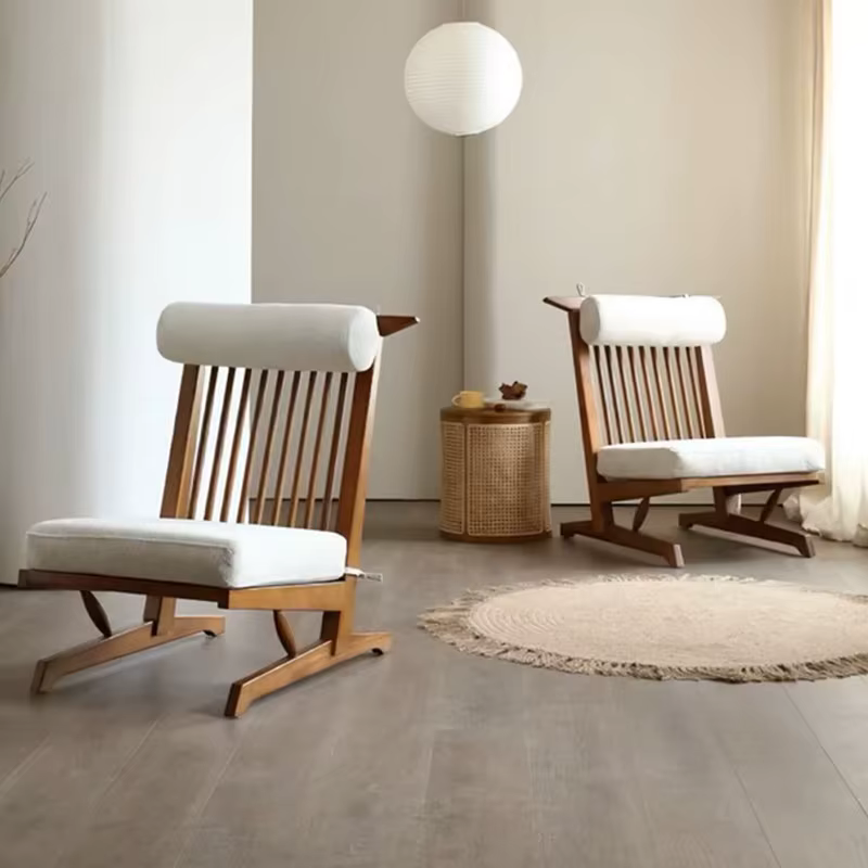 Canapé en bois pour méditation