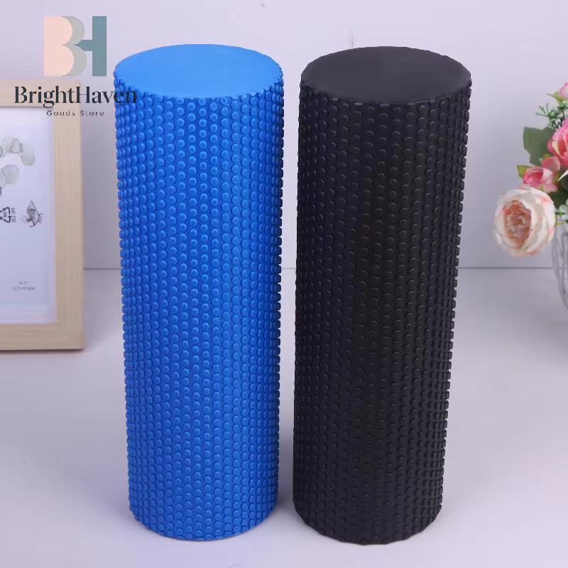 Rouleau de yoga rond en mousse EVA pour exercices de Pilates