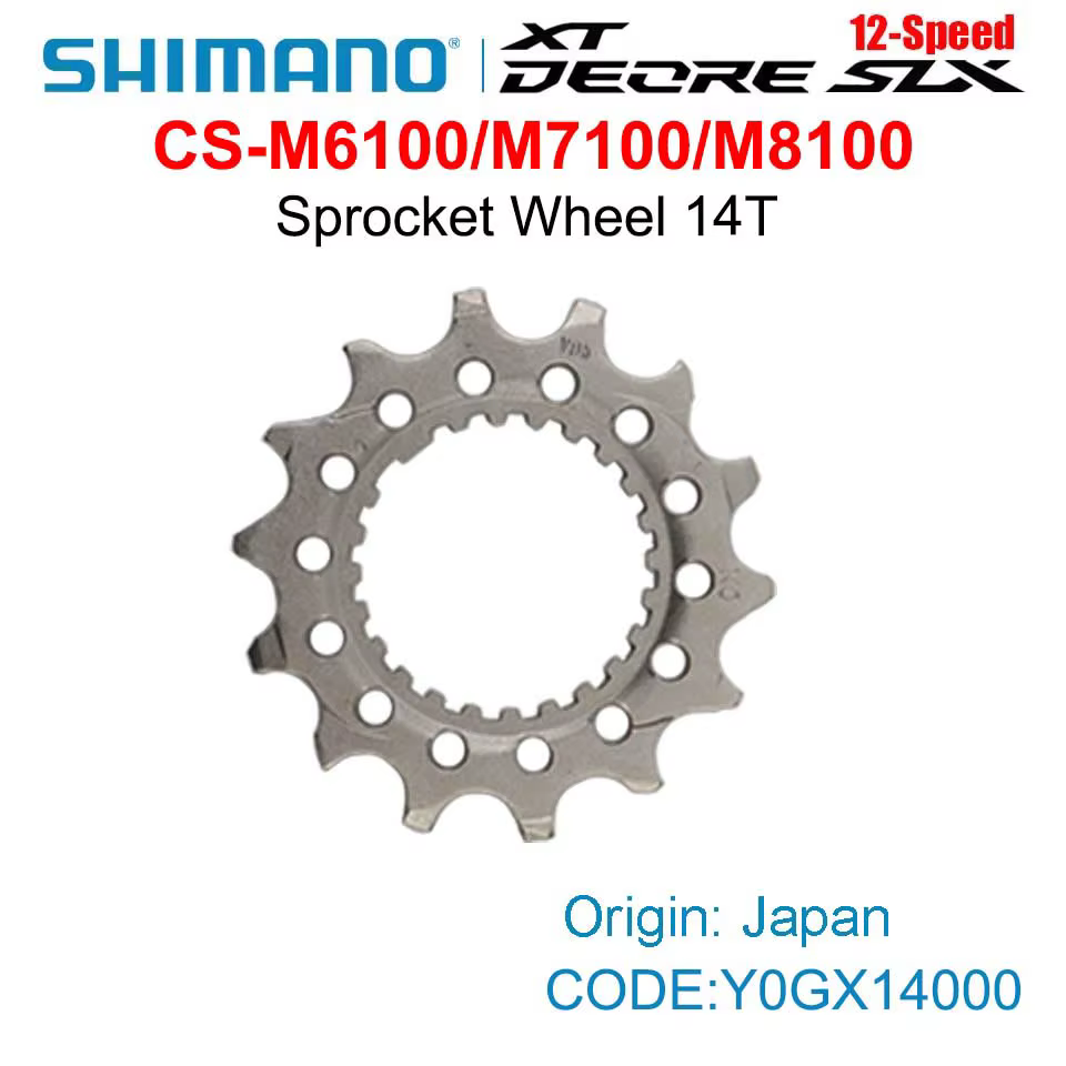 SHIMANO pignon 12 vitesses 10T 12T 14T 16T 18T pour M6100 M7100 M8100 M9100 M9101 pignon de Cassette réparation originale japonaise