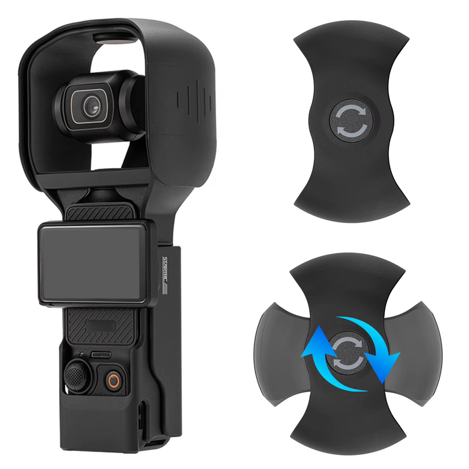 Étui de protection pour Osmo Pocket 4, facile à utiliser, 2 modes, étui rigide portable, protection pour accessoires Osmo Pocket 3
