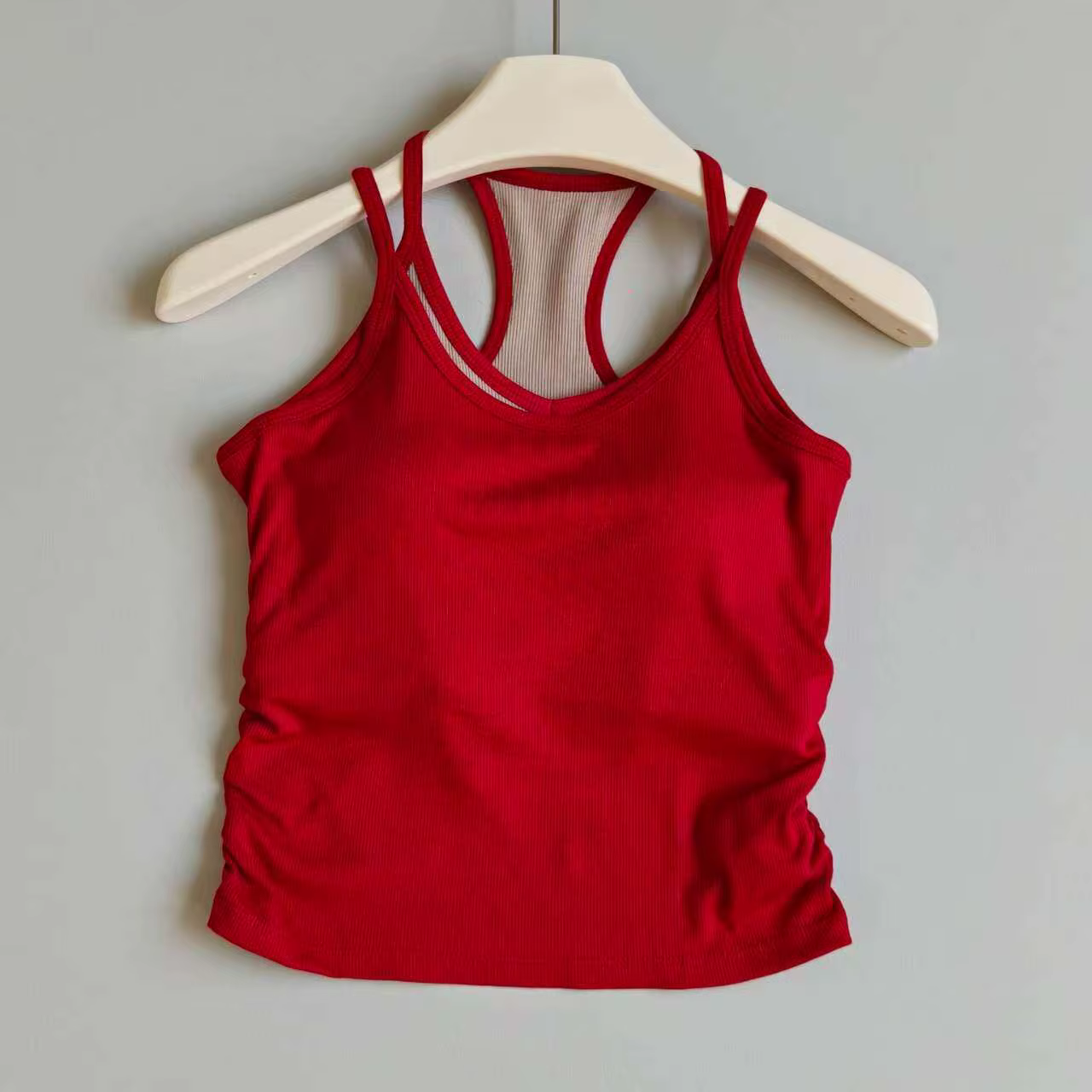 Veste de yoga avec coussinet de poitrine antichoc
