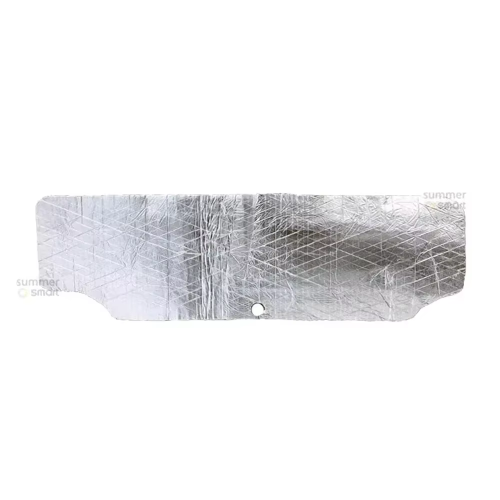 Tapis de coffre en aluminium pour Benz Smart Fortwo 451 2009 – – Doublure de tapis d'isolation thermique et phonique