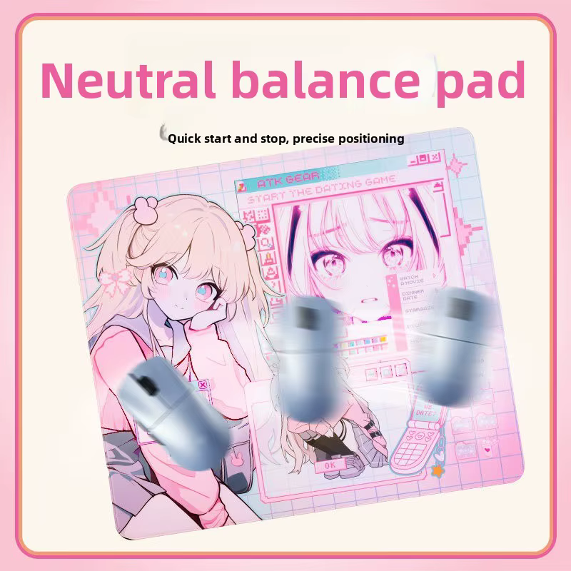ATK Nana Anime tapis de souris neutre tapis coulissant Fps dédié e-sports jeu Durable ordinateur accessoires de bureau