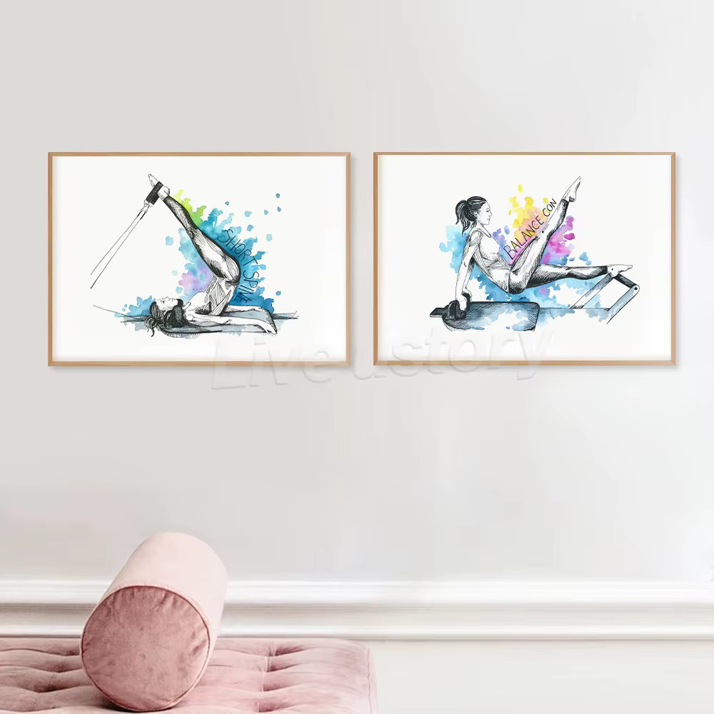 Tableau d'entraînement de Yoga Pilates