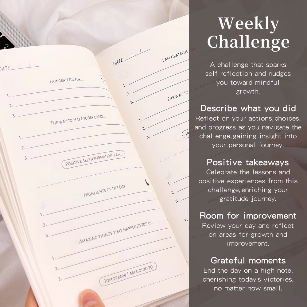 Journal de gratitude quotidien