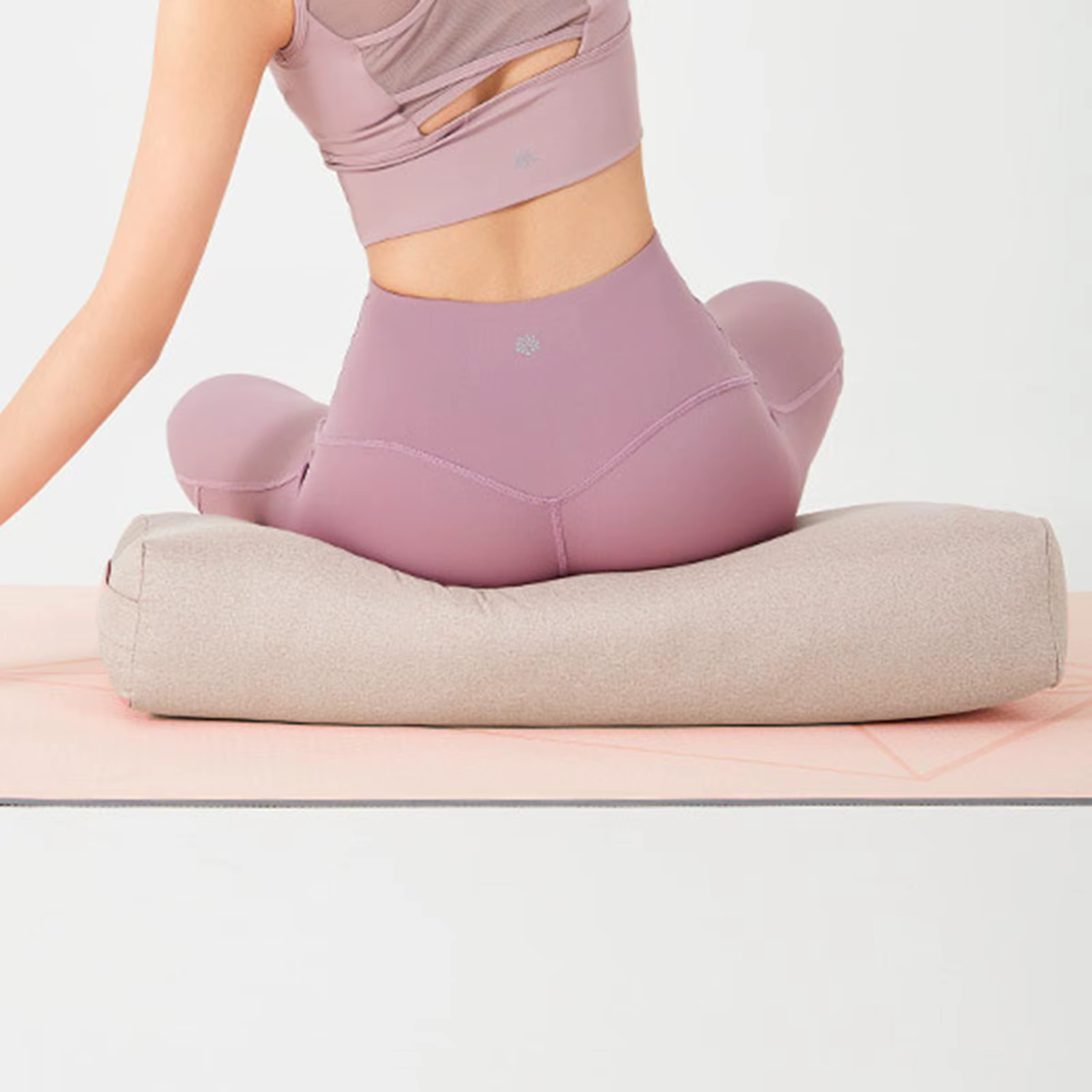 Traversin de Yoga Professionnel avec Poignée de Transport