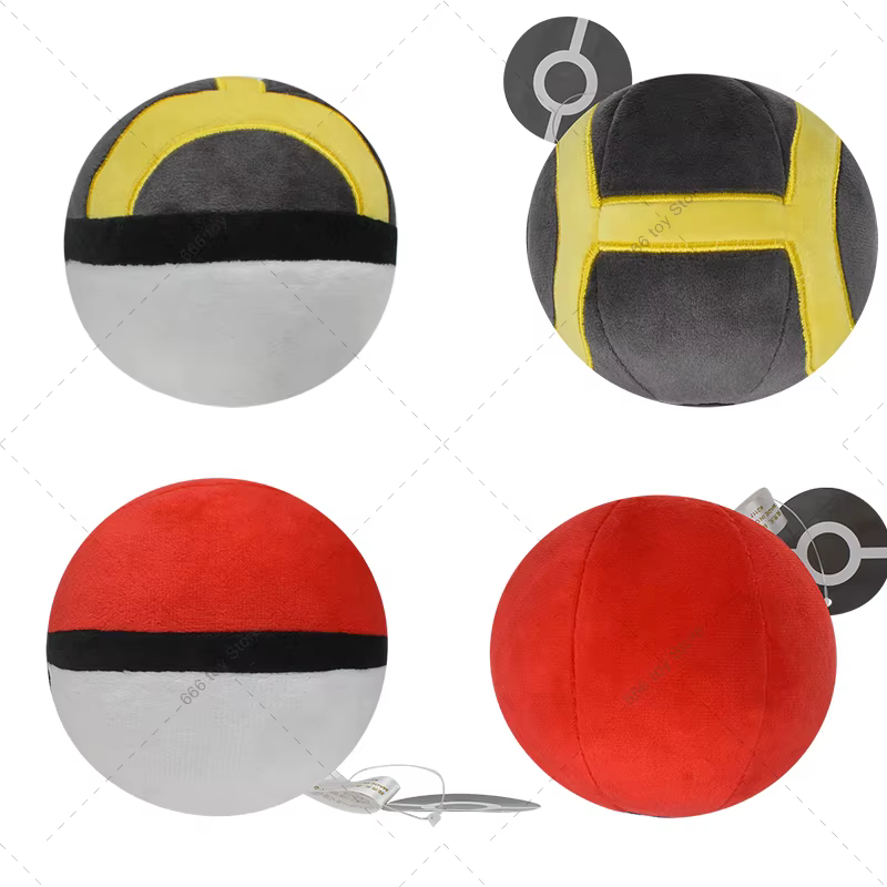9 Styles Pokemon peluche Pokeball maître balle grande Ultra Premier balle étrange balle doux Anime jouets en peluche poche monstre poupée