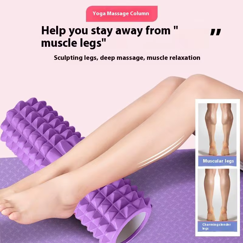 Rouleau de yoga rond en mousse EVA de haute qualité