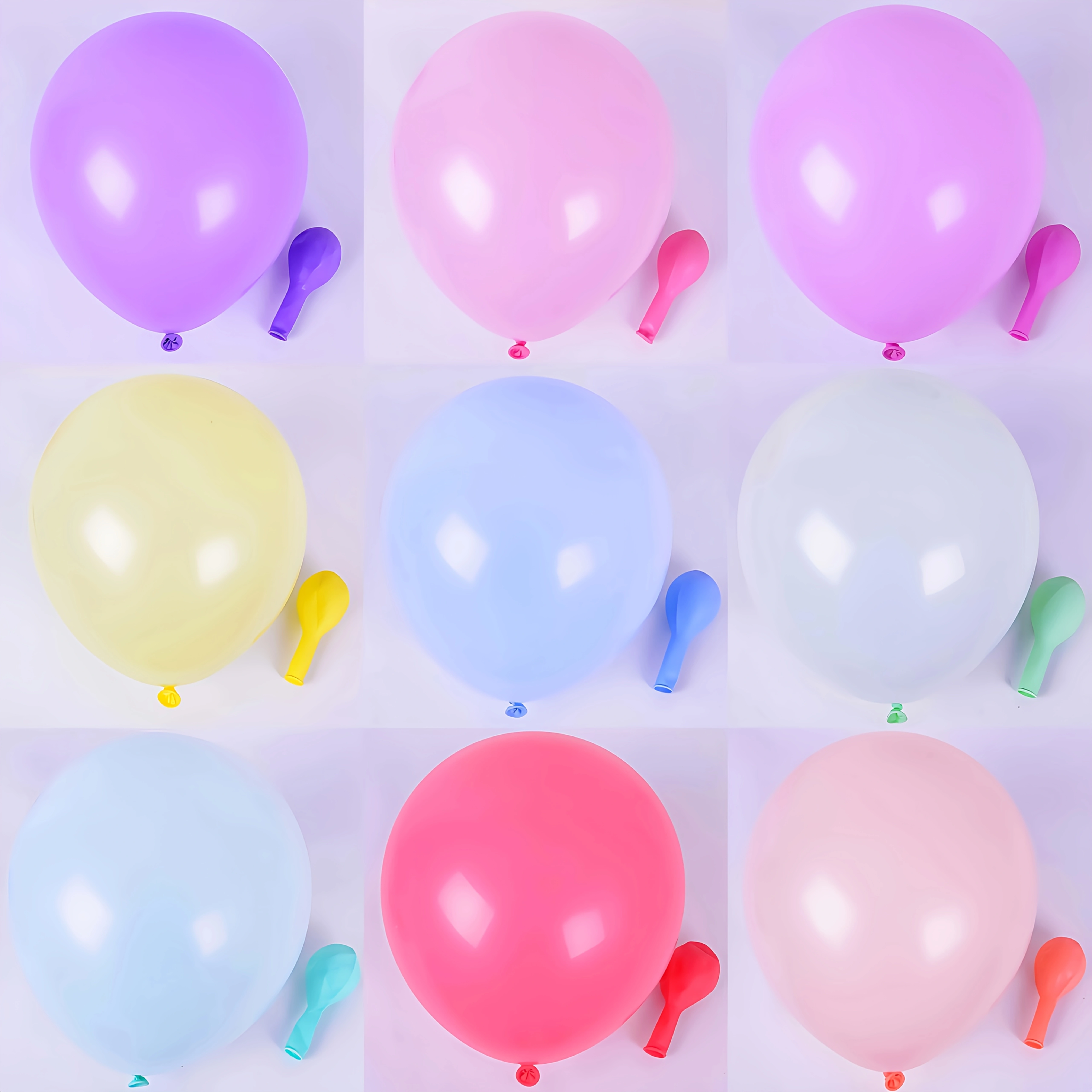 Ballons macaron multicolores, ballons pastel de 10 pouces, ballons en latex pour fête d'anniversaire, Pâques, baby shower, remise de diplôme, mariage