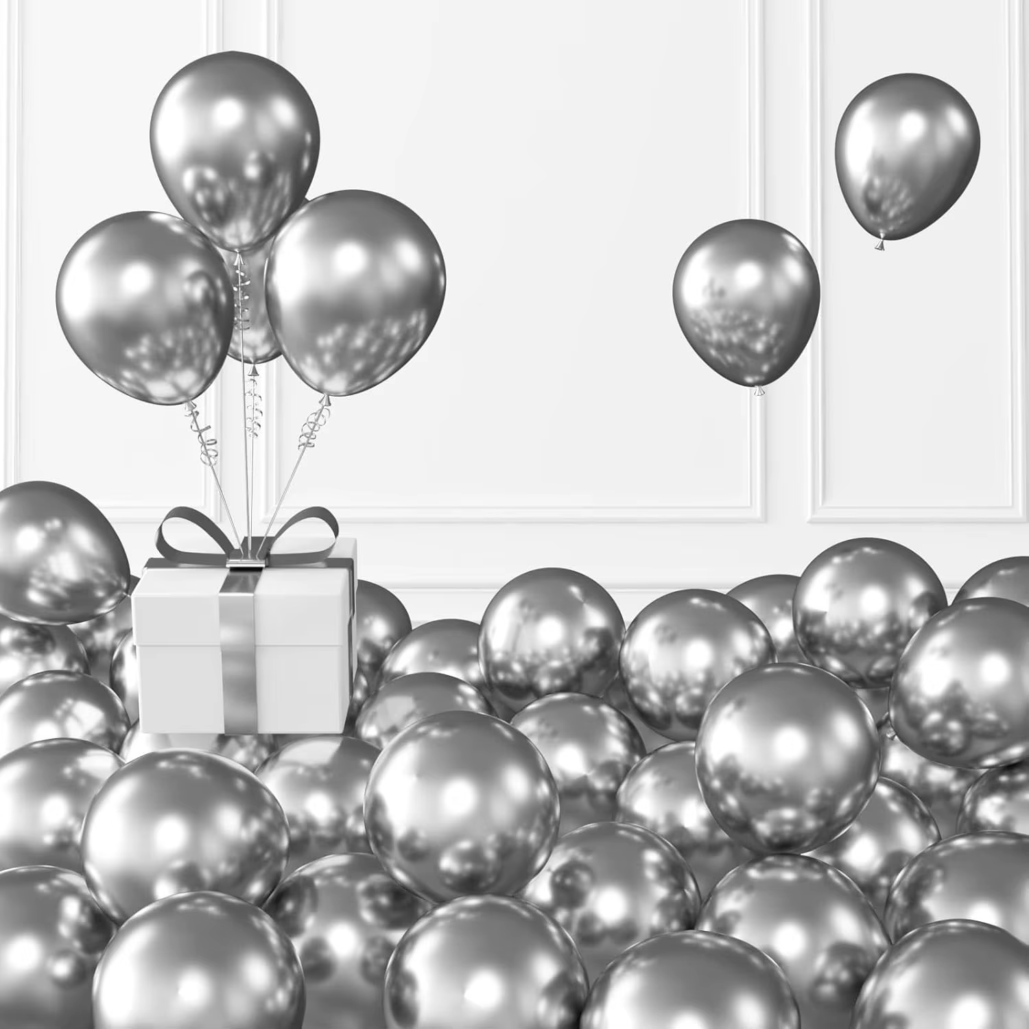 Ensemble de 100 ballons multicolores de 5 pouces, adapté pour les mariages, les anniversaires, les fêtes à thème, les fêtes pré-mariages et les rassemblements familiaux