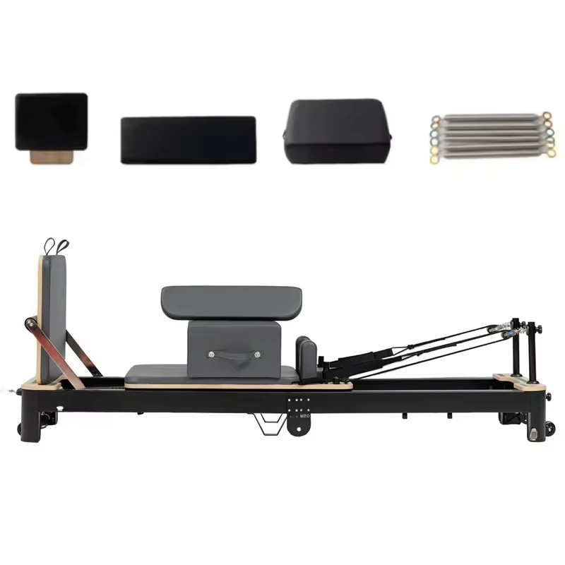 Fitness alliage d'aluminium Pilates réformateur Machine commerciale