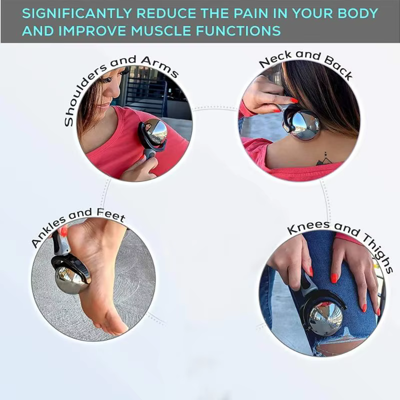Rouleau de boule de massage – pour les tissus profonds et les muscles douleurs