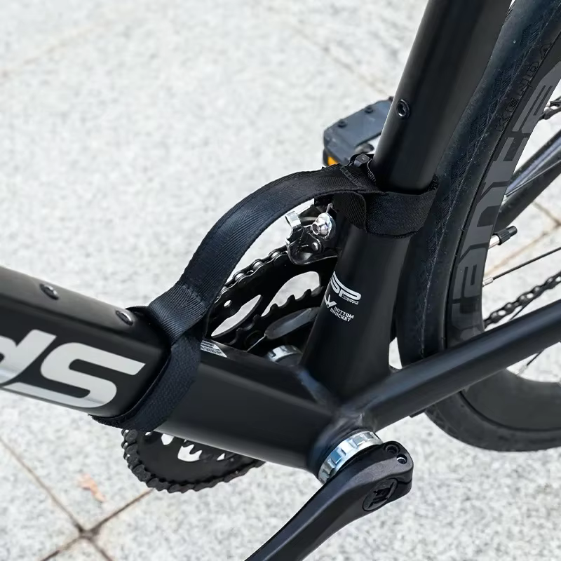 Sangle de transport de vélo, sangles à main, sangles d'organisation de cravate de bagages, sangles portables d'économie d'effort, équipement de vélo