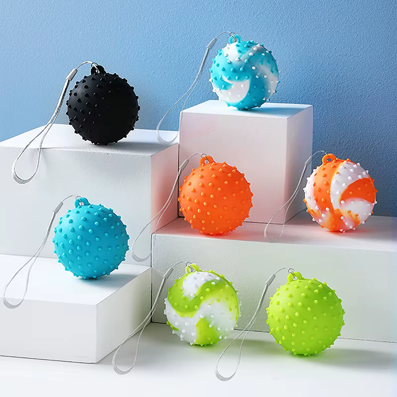 【Nice】Balle de massage ronde en silicone pour la relaxation musculaire et la rééducation