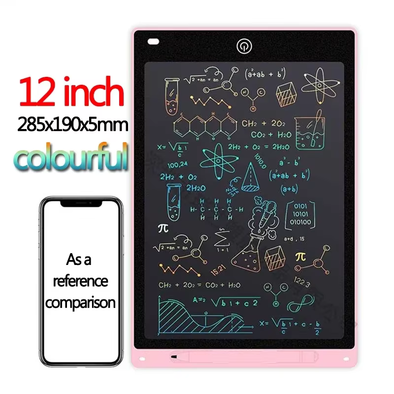 Tablette d'écriture LCD pour enfants, planche à dessin, graffiti pour enfants, jouets sub, écriture manuscrite, tableau noir, planche à dessin magique, cadeau jouet pour enfant, 10 pouces, 12 pouces