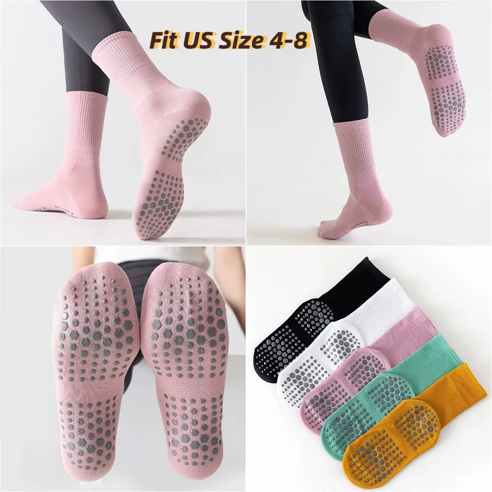 Chaussettes de Pilates antidérapantes pour femmes