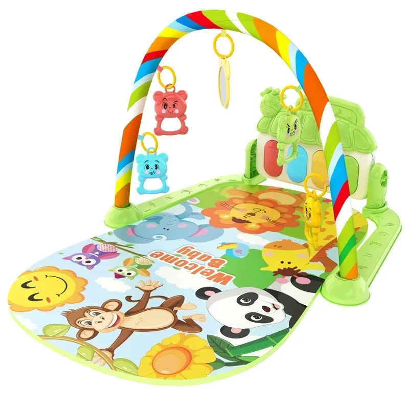 Tapis de clavier de piano pour bébé, activité de gymnastique pour bébé, jouets pour enfants précoces, cadeau pour bébé, polymère de jeu T1