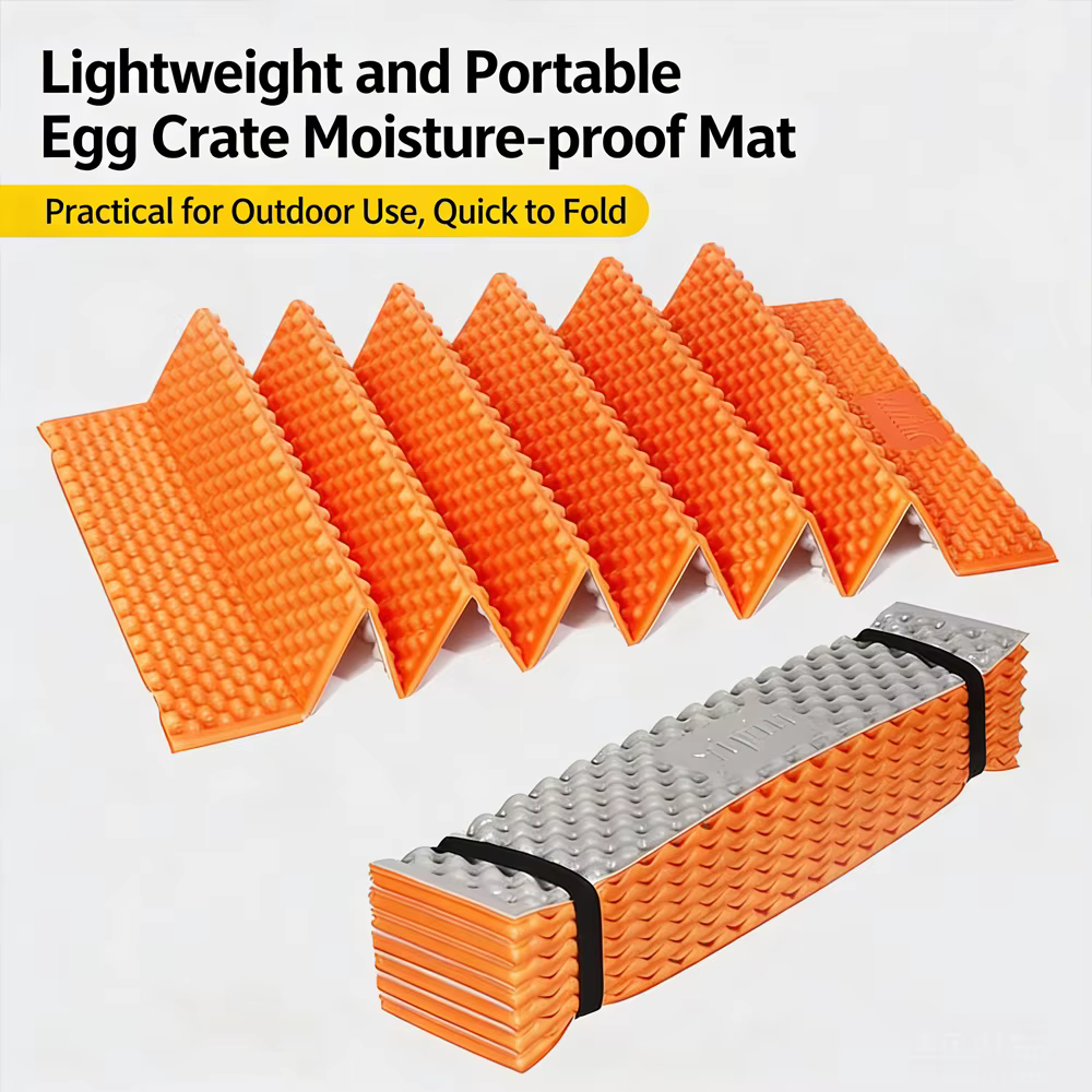 Tapis de couchage isolant en aluminium léger et pliable pour le camping, la randonnée et la tente