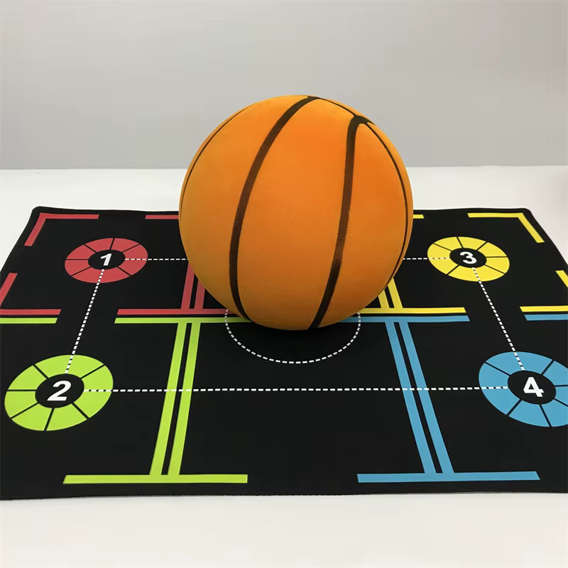 Ballon de basketball non ald pour enfants et adultes, en salle, avec polymères insonorisés, pour entraînement et contrôle, nouveauté
