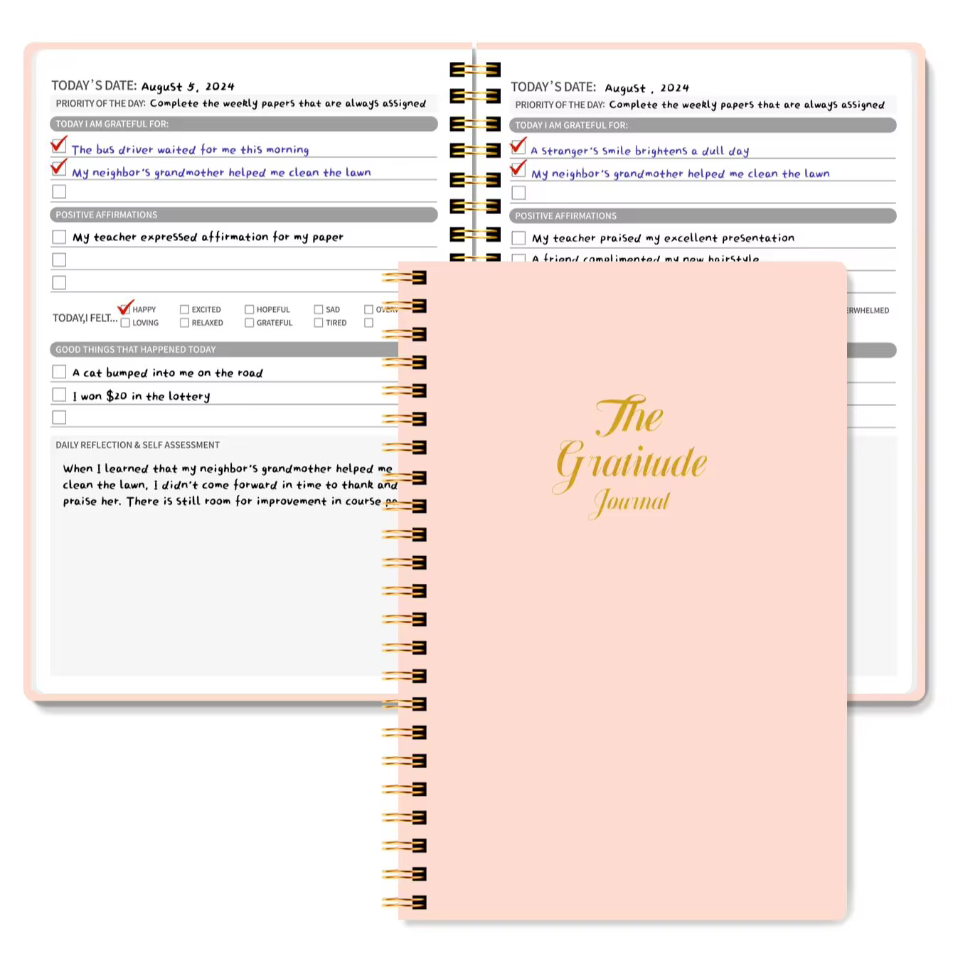 Journal de gratitude A5
