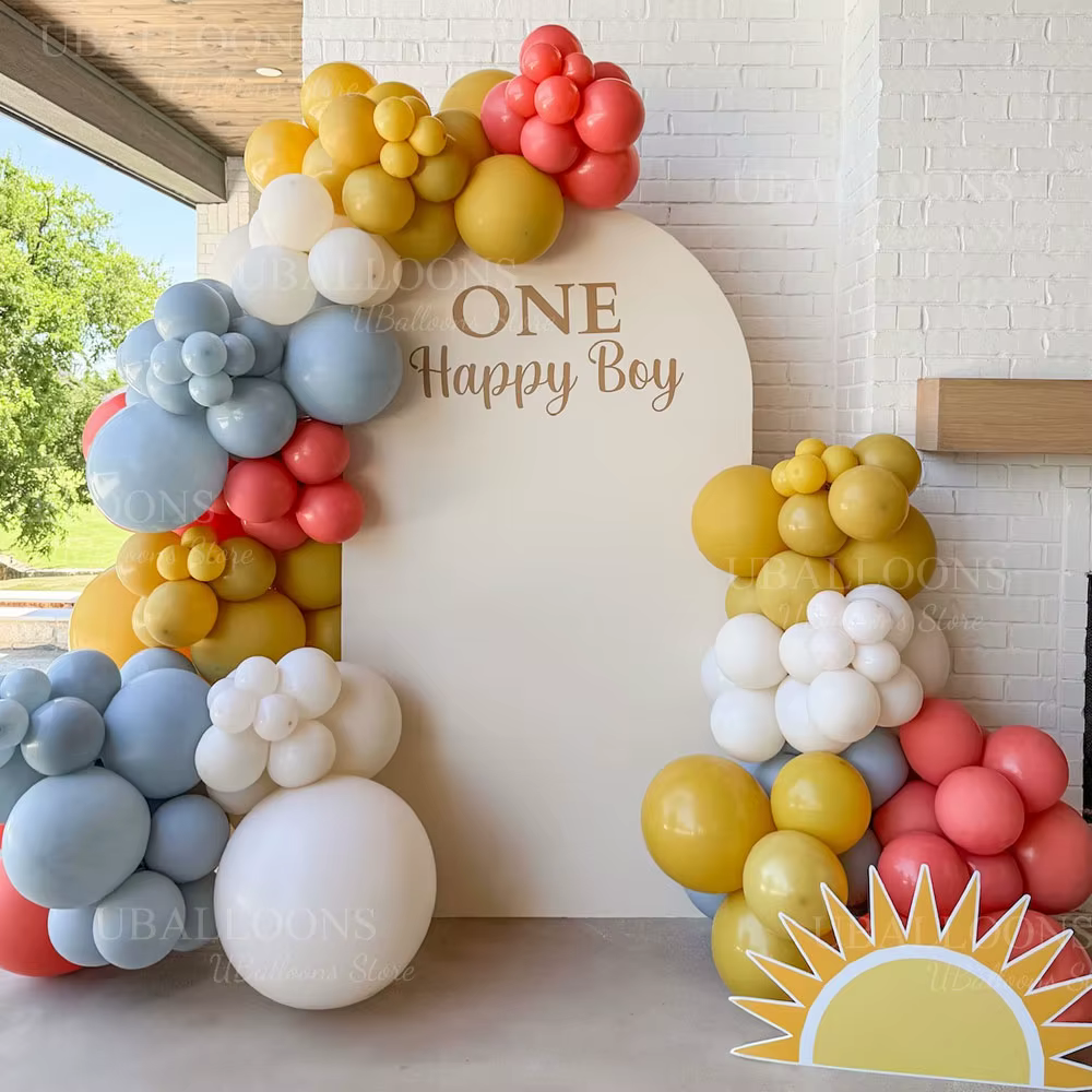 Ballons jaunes de 18 pouces, 2/5/10 pièces, Papaye citron Pastel Boho moutarde jaune, ballon en Latex pour anniversaire, réception-cadeau pour bébé, décor de fête Favo