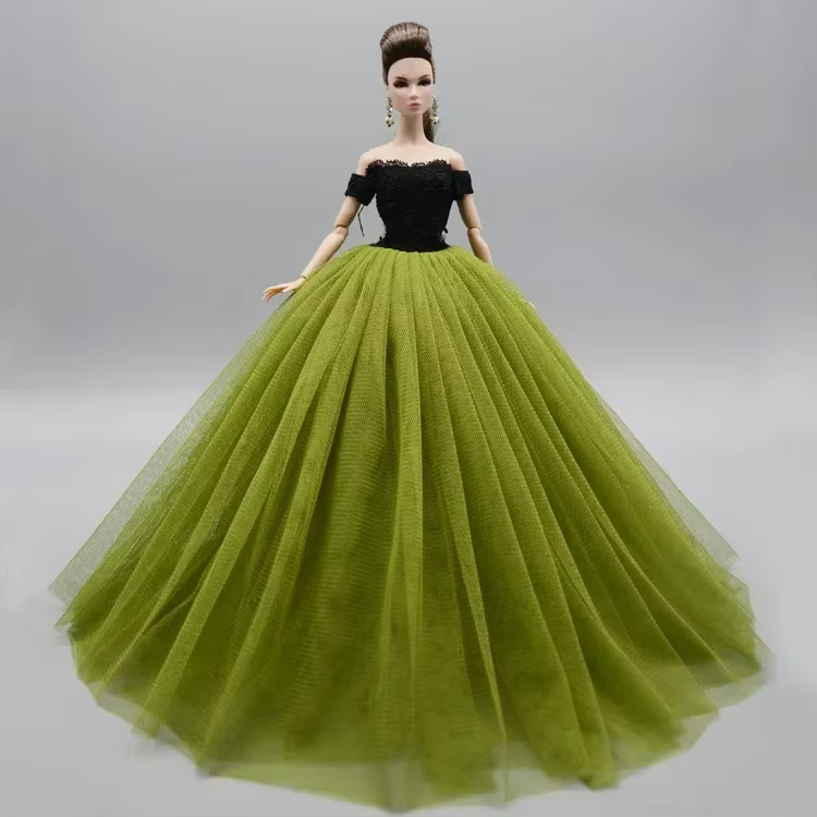 Robe de mariée longue au beurre, accessoires olympiques, vêtements pour vos poupées BB, BBI201010F