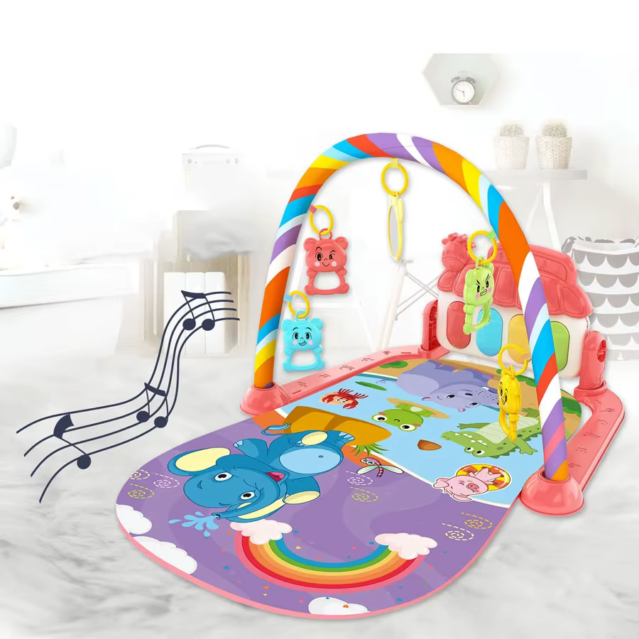 Tapis de clavier de piano pour bébé, activité de gymnastique pour bébé, jouets pour enfants précoces, cadeau pour bébé, polymère de jeu T1